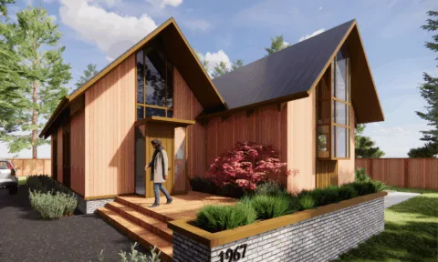 NW Style Two Bedroom Perspective View