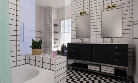 Modular Vanity Cabinet